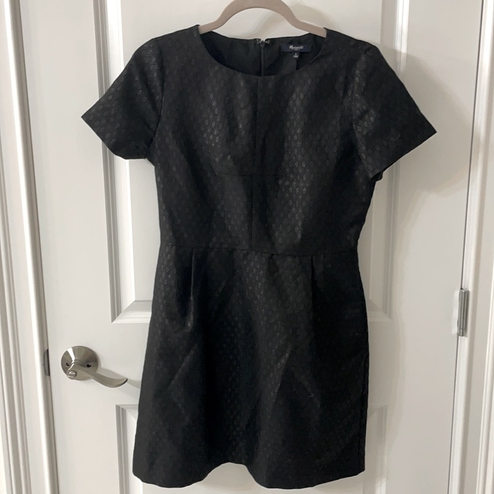 Madewell, short black dress, size 6